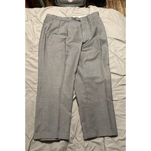 Brooks Brothers Loro Piana Twill Wool Dress Pants Mens 36x30 (34x20) Gray Canada